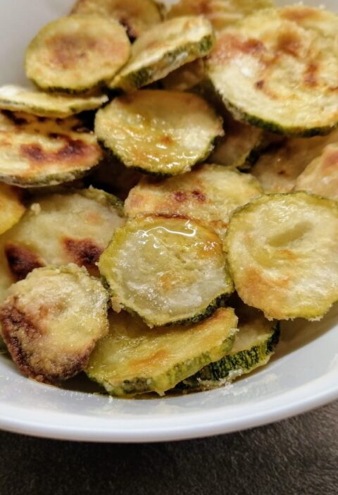 chips di zucchine al forno