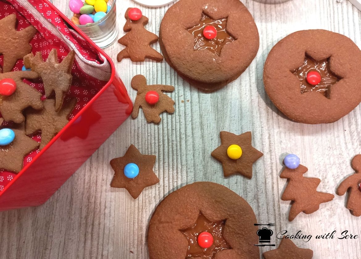 biscotti di Natale a cacao senza burro