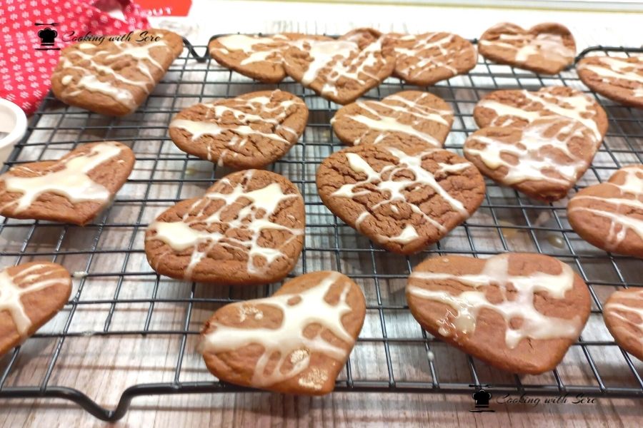 biscotti a forma di cuore per san valentino