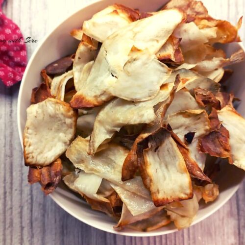 chips di patate dolci in friggitrice ad aria