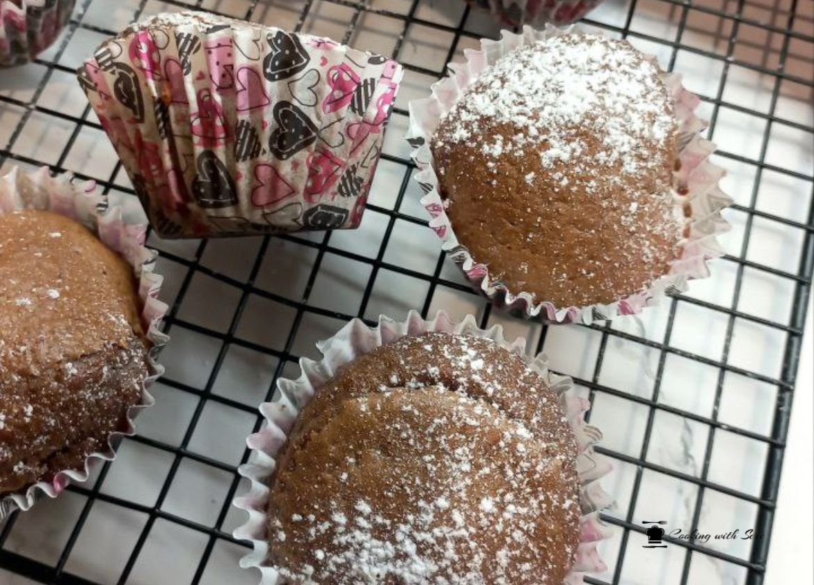 muffin al cioccolato in friggitrice ad aria